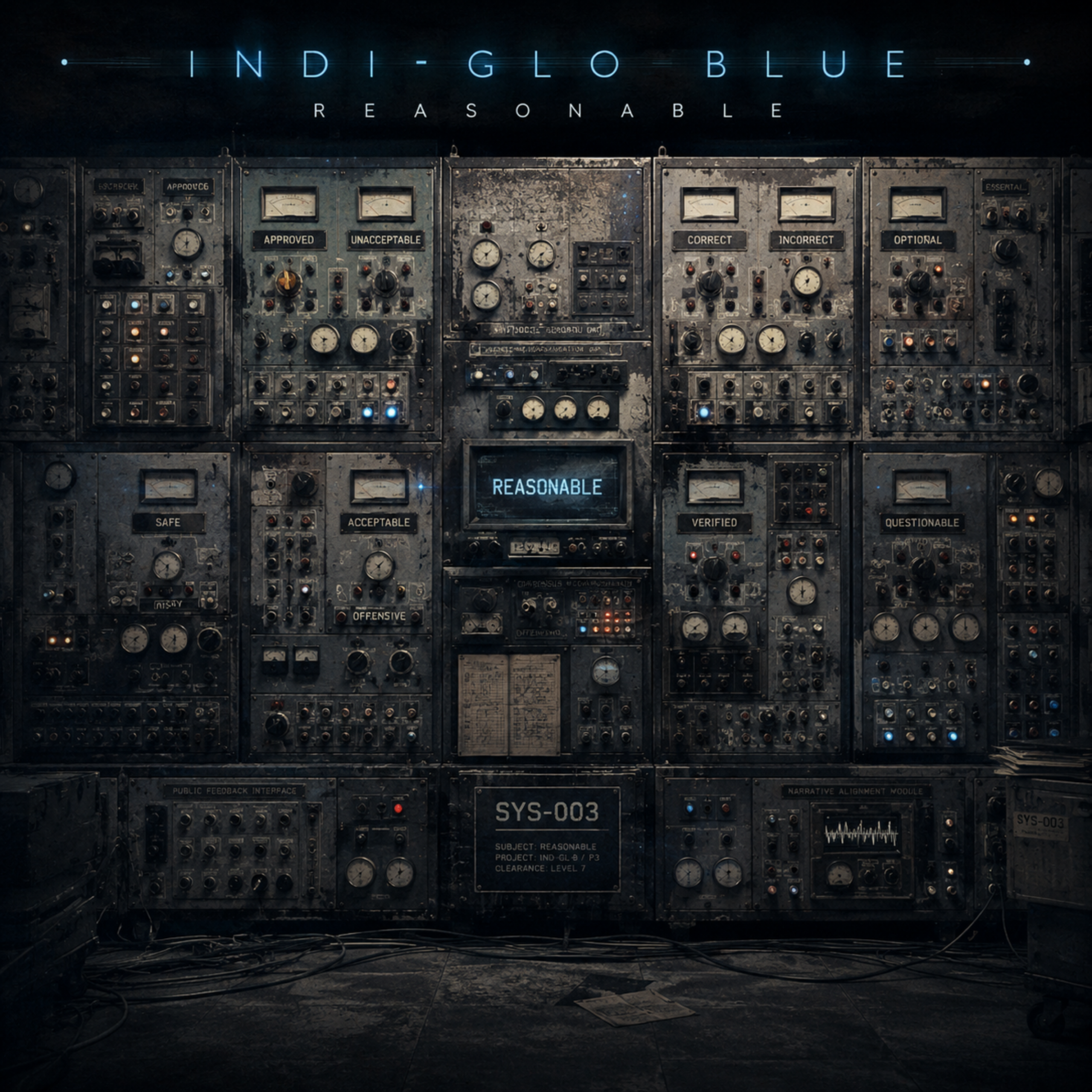 Indi-Glo Blue - Reasonable (Album)