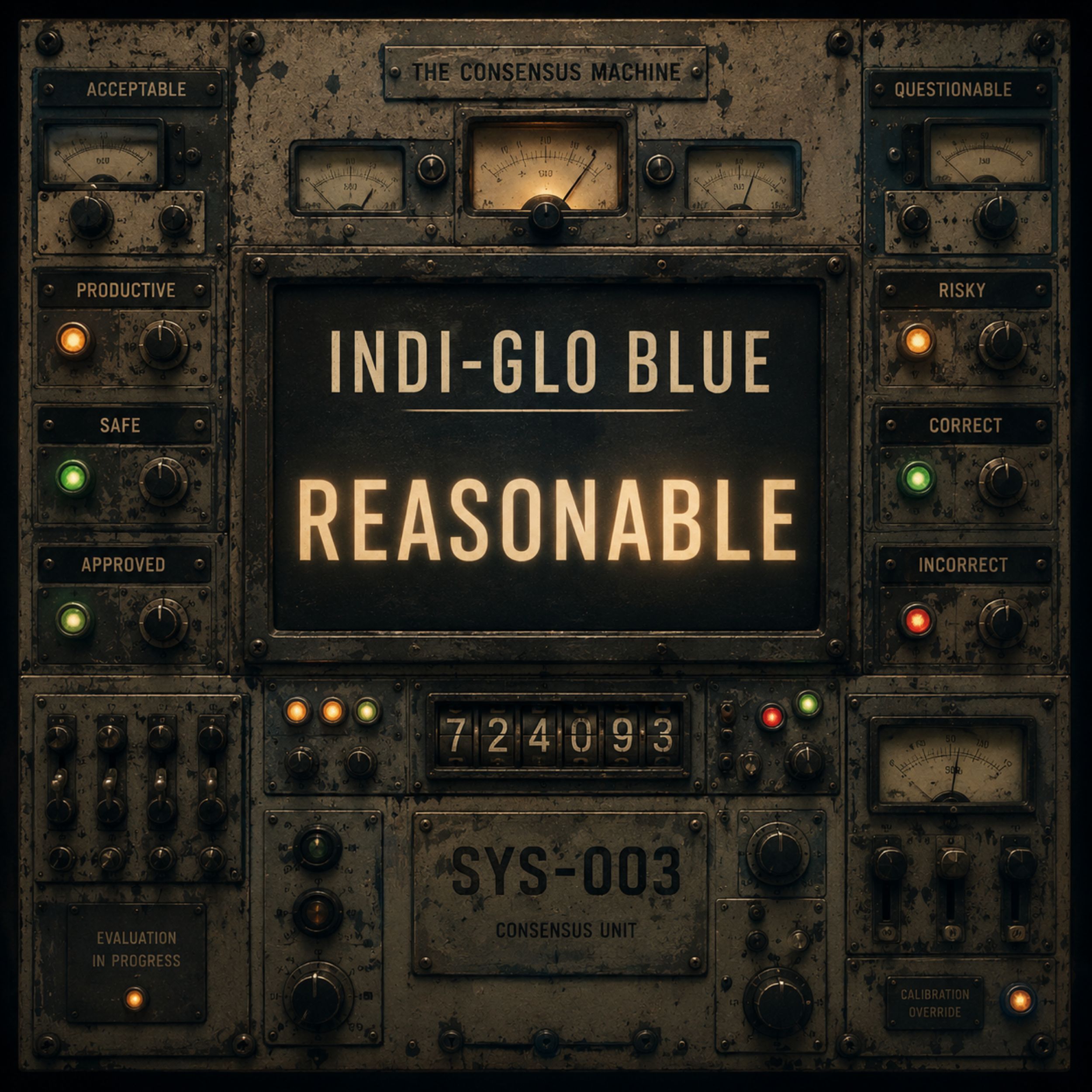 Indi-Glo Blue - Reasonable (Single)