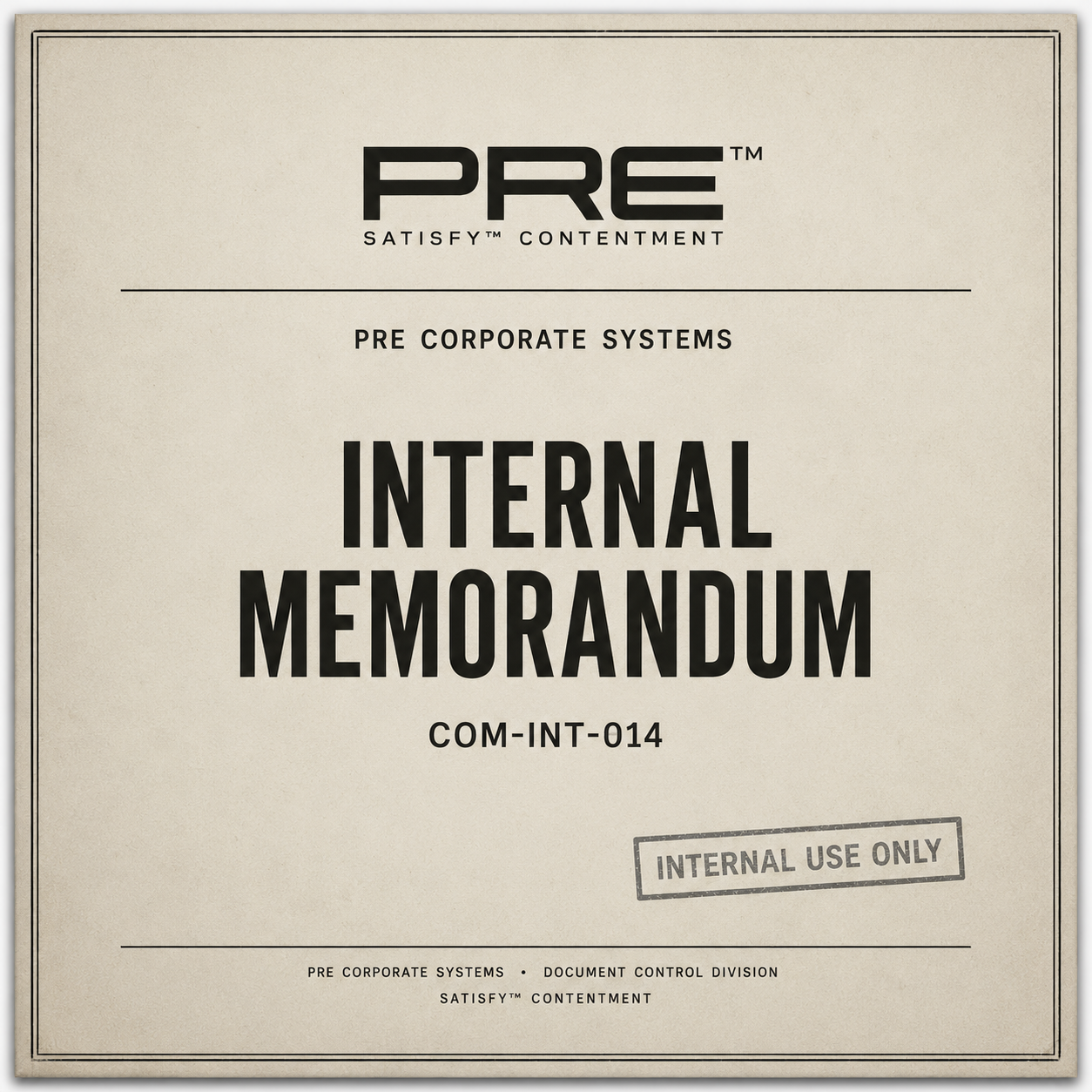 Internal Memorandum: Approved Customer Terminology