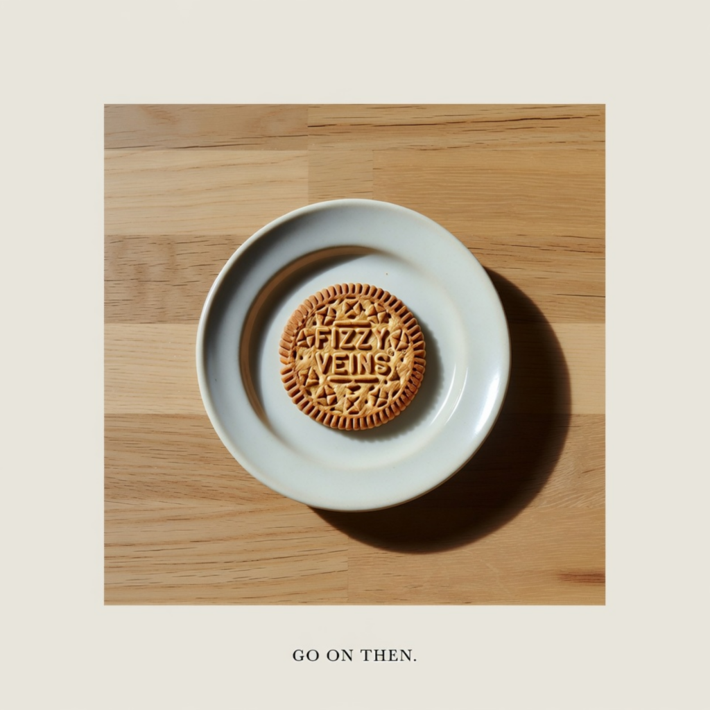 Fizzy Veins - Last Biscuit - Tshirt Logo 1