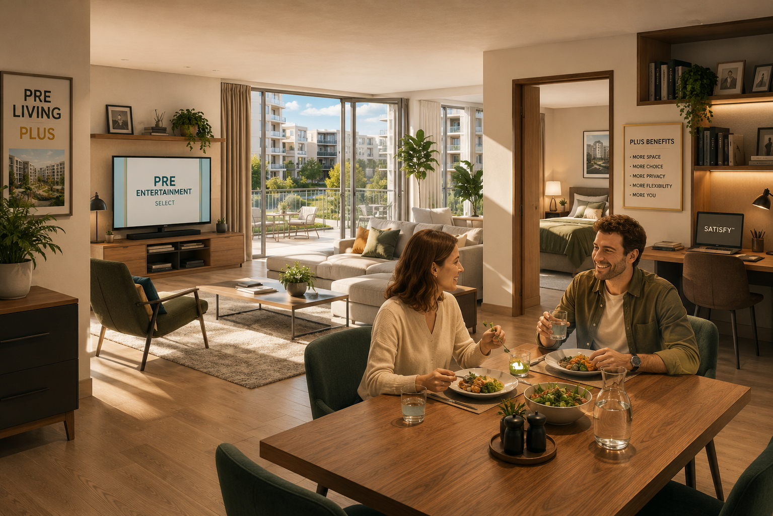 PRE Living Plus lifestyle and accommodation