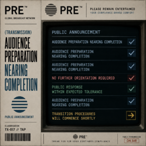 (Transmission) Audience Preparation Nearing Completion