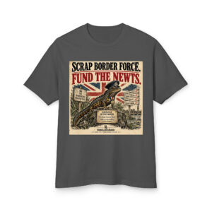 Fund The Newts heavyweight cotton tee